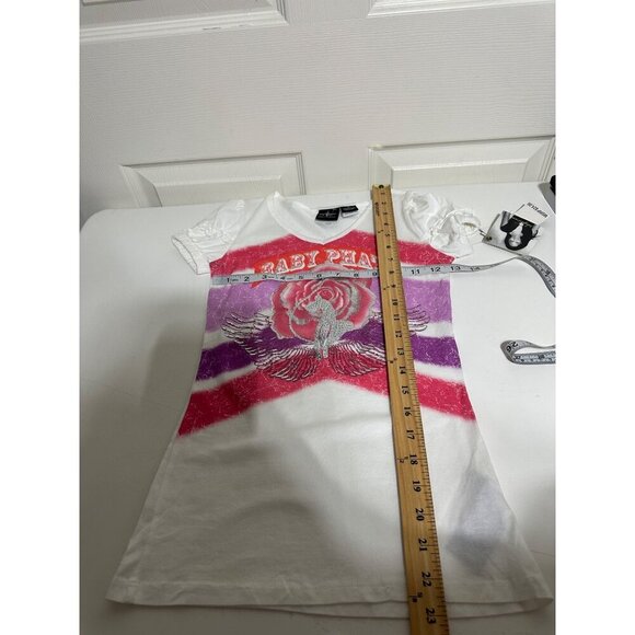 Baby Phat Kimora Lee Simmons Girls Short Sleeve Tee size M NWT - Picture 4 of 5